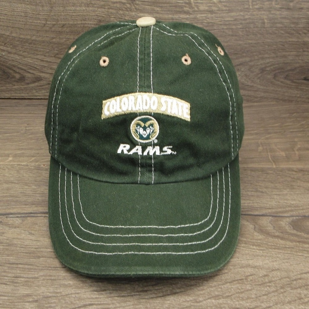 Colorado State Rams Hat Cap Strap Back Mens OS Green NCAA Football Zephyr
